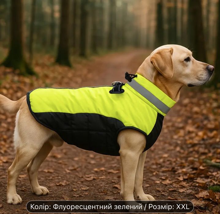 Куртка для собаки зимова