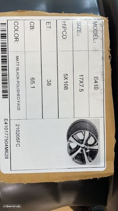 Jantes 17 5x108 Peças auto