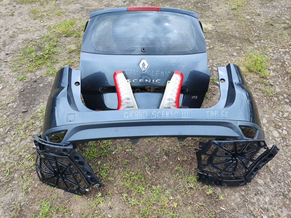 Renault Grand Scenic III 2009-2015 кришка багажника колір TAB66