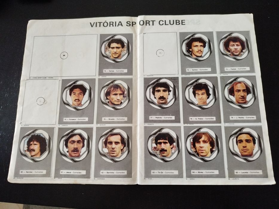 Caderneta Campeões de Futebol 81/82