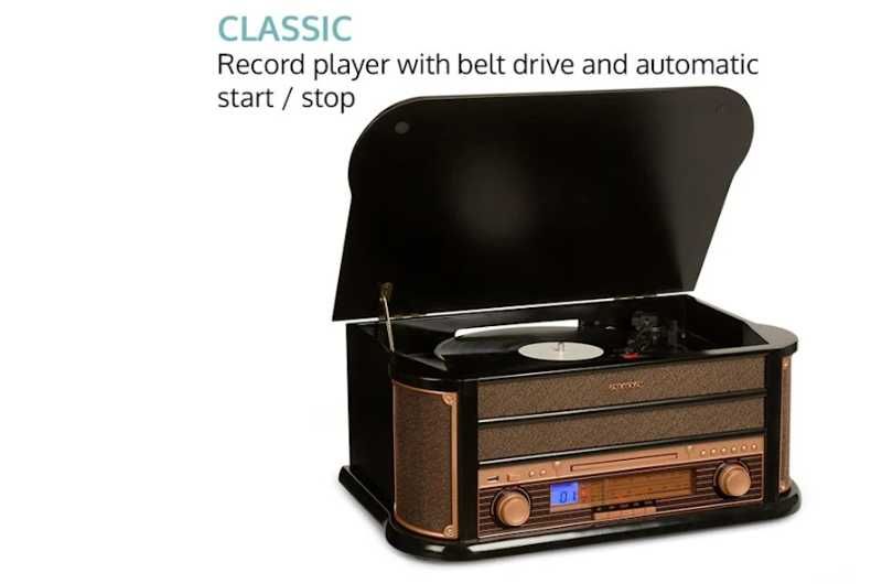 Проигрыватель виниловых пластинок auna Belle Epoque 1908 BТ USB: 3