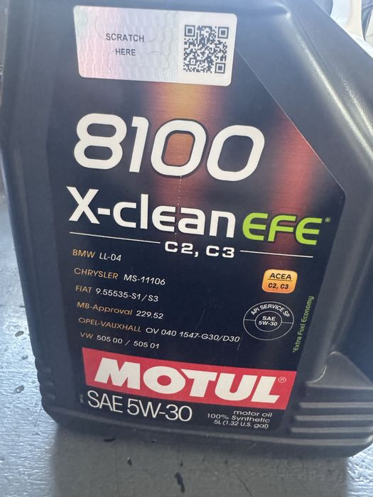 Motul x-clean efe 5w30 5л