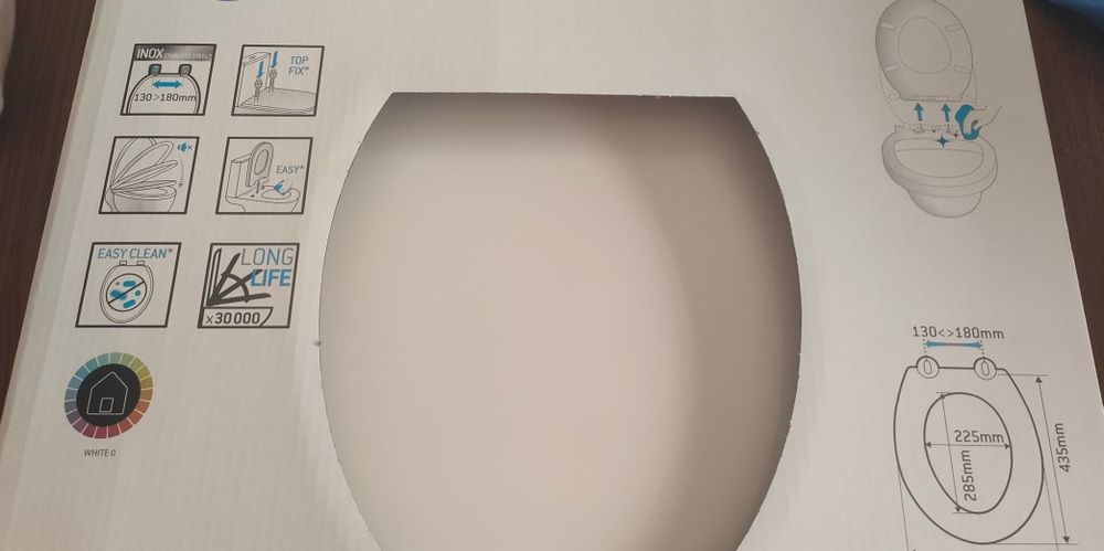 Tampo sanitário novo