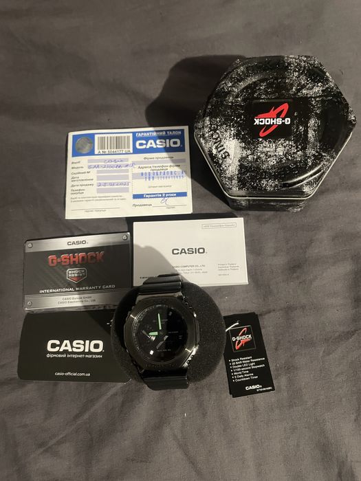 Мужские часы CASIO G-Shock GM-2100BB-1AER