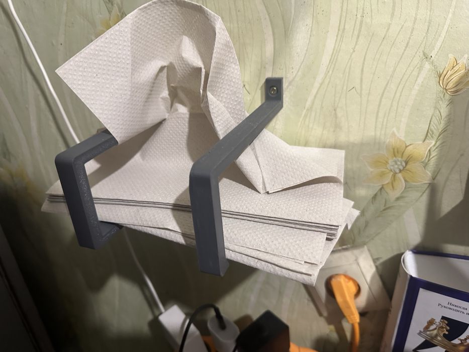 Поличка для серветок надрукована на 3д принтері