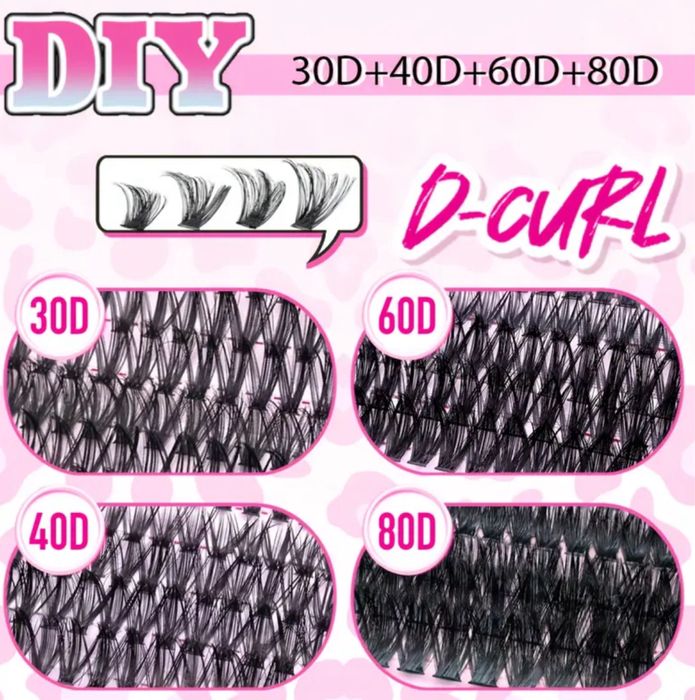 Набір вій 800 пучків