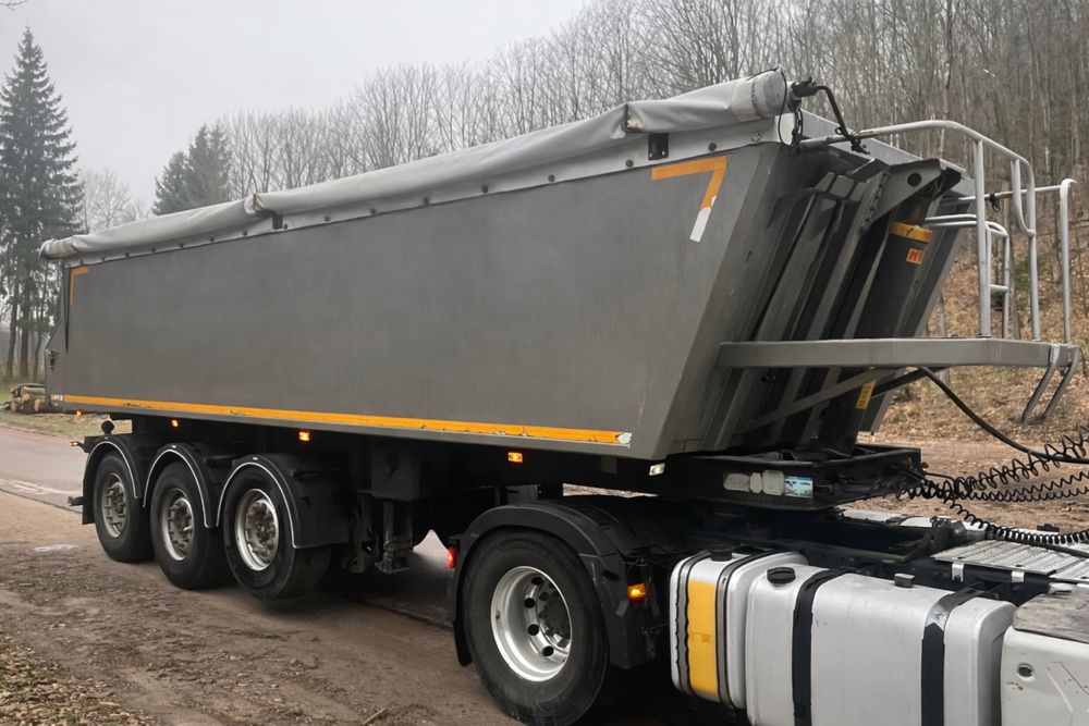 Naczepa wywrotka   aluminiowa 2016  waga ok 5 ton zamiana