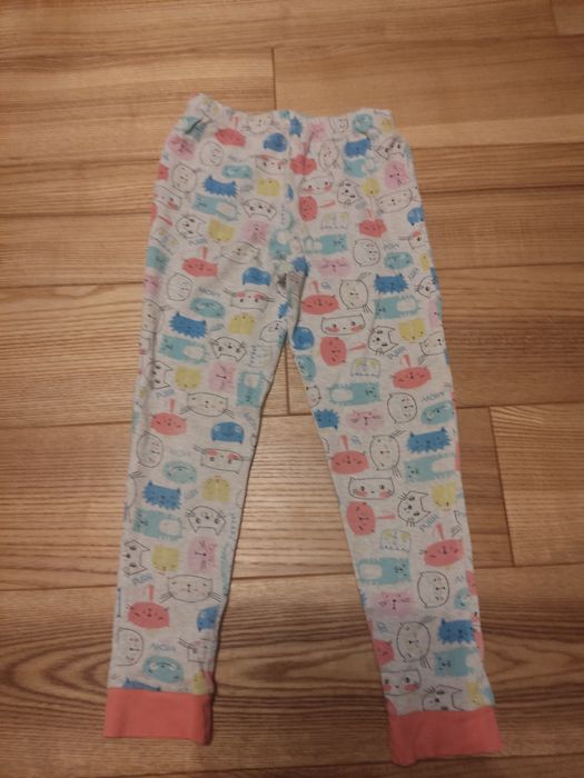 Spodnie piżamka kotek dla dziewczynki 122- 128