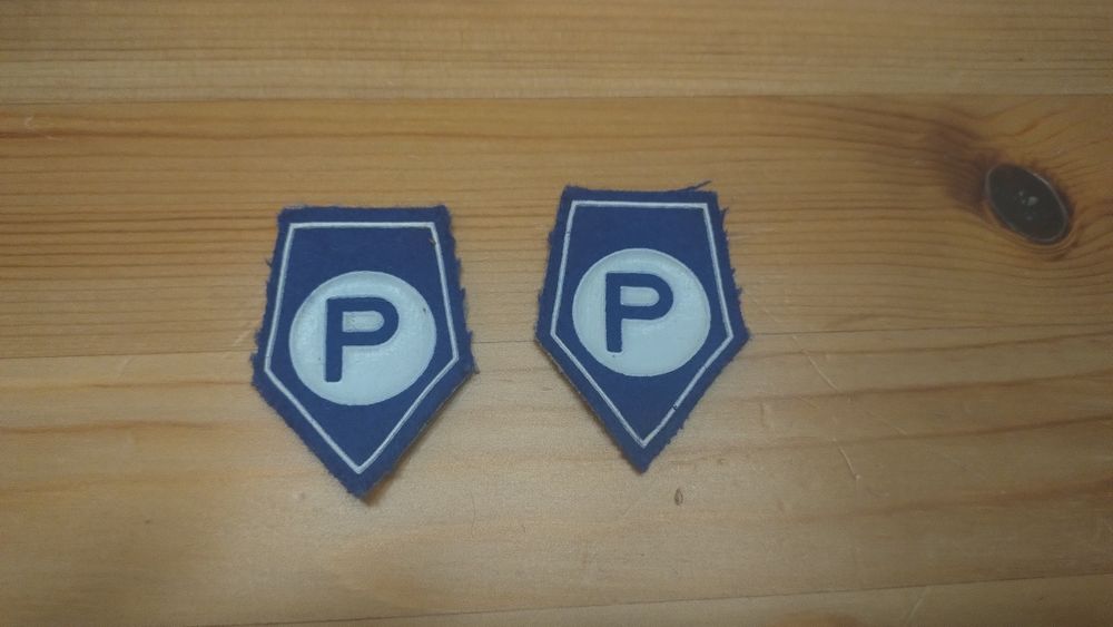 Naszywka korpusówka policja służba prewencji  do przyszycia używana 2