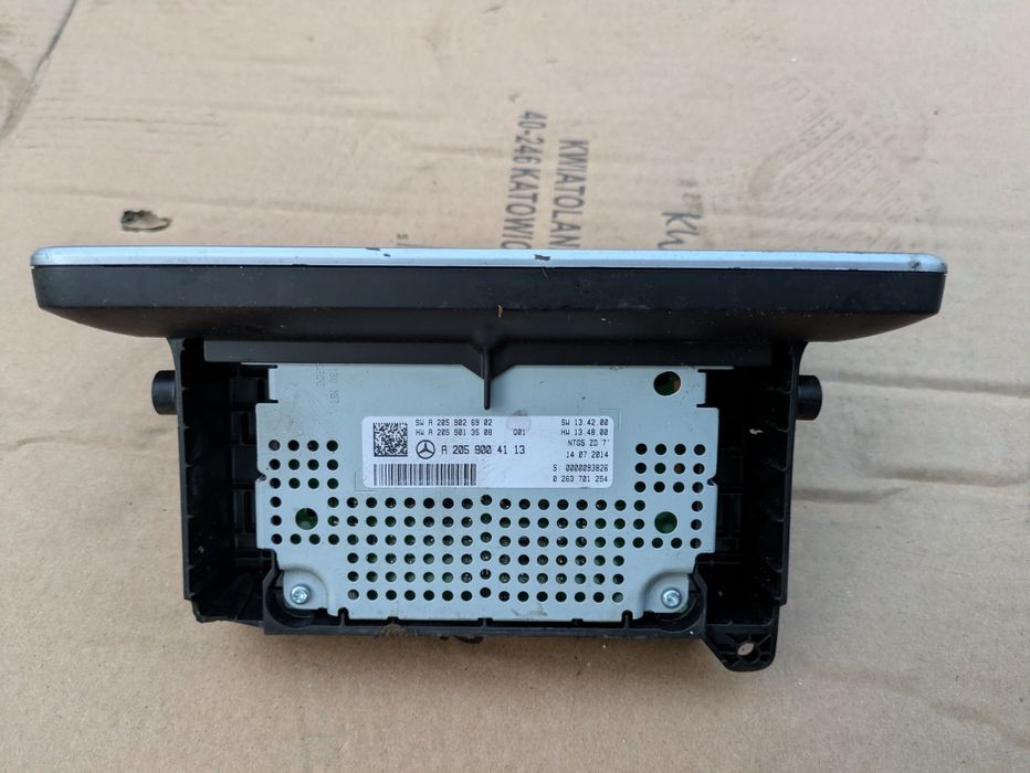 Екран навігації монітор a205 900 41 13 Mercedes w205