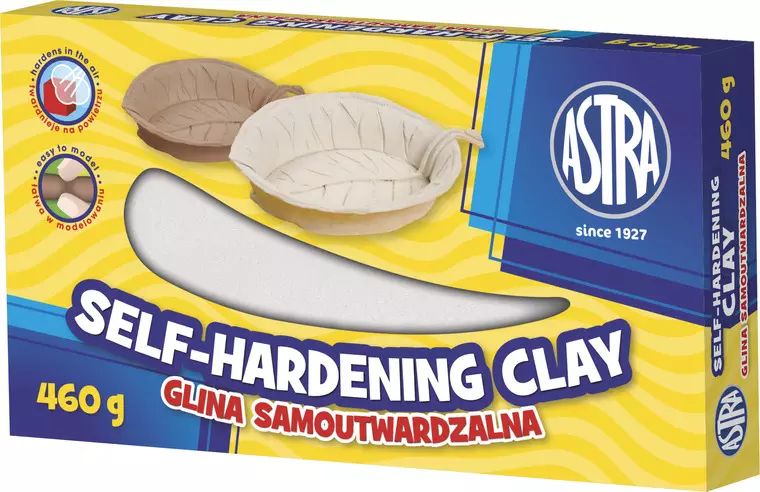Glina samoutwardzalna, biała. Astra