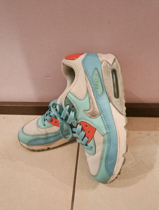 Buty sportowe sneakersy damskie Nike Air Max kolorowe r. 38.5