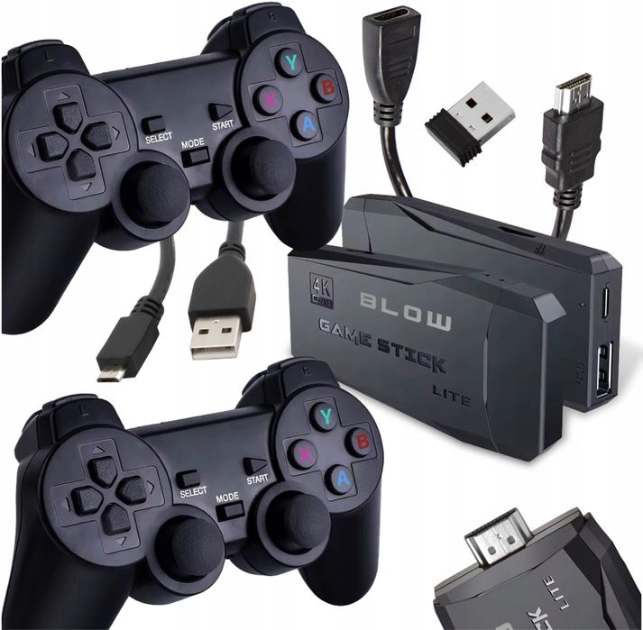 Gra telewizyjna mini retro konsola hdmi bezprzewodowa z 2 pady konsola