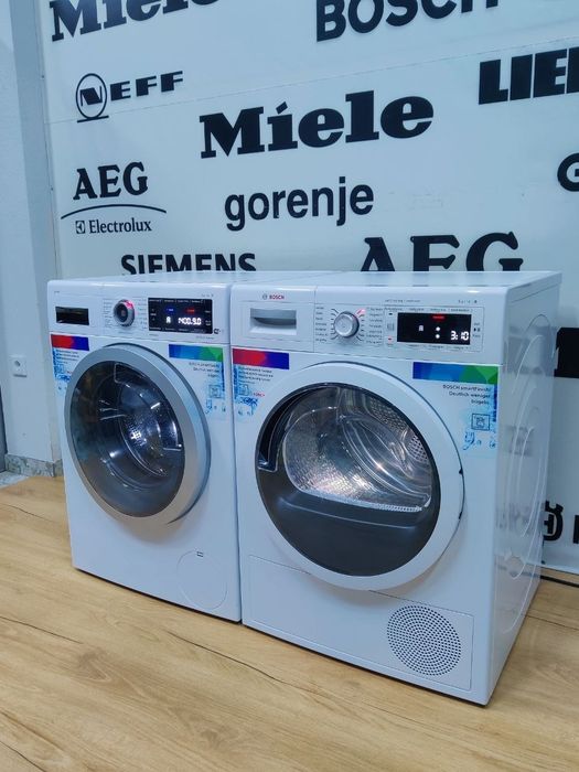 Комплект BOSCH™ Serie 8, Germany, 2023 рік. Пральна машина Bosch WAV28K43 та сушильна машина Bosch WTW87541. Ідеал.