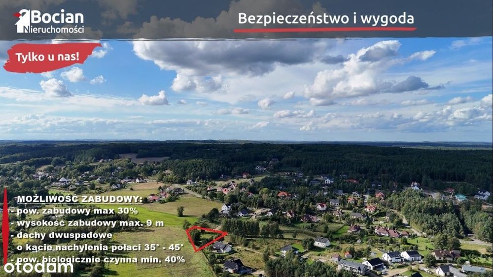 Malownicza, płaska, uzbrojona działka- Koleczkowo! - Widok 6
