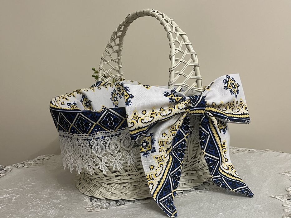 Набір для пасхального кошика (чохол + бантик + покривало)