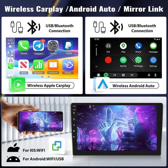 Android 4G + 128G para OPEL Astra 2010-2017, Novo