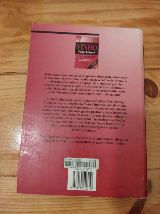 Livro "Vinhos para Leigos"