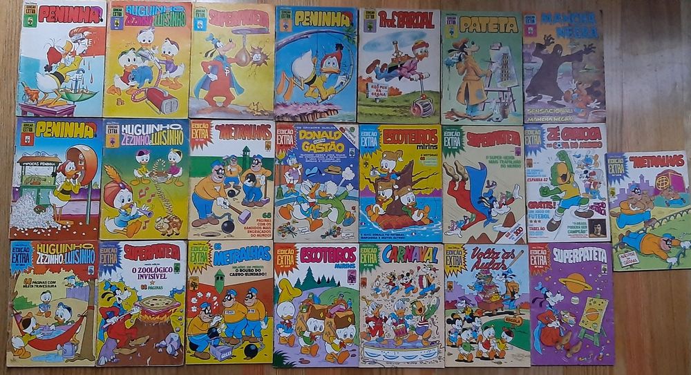 Edição Extra Revistas disney anos 80
