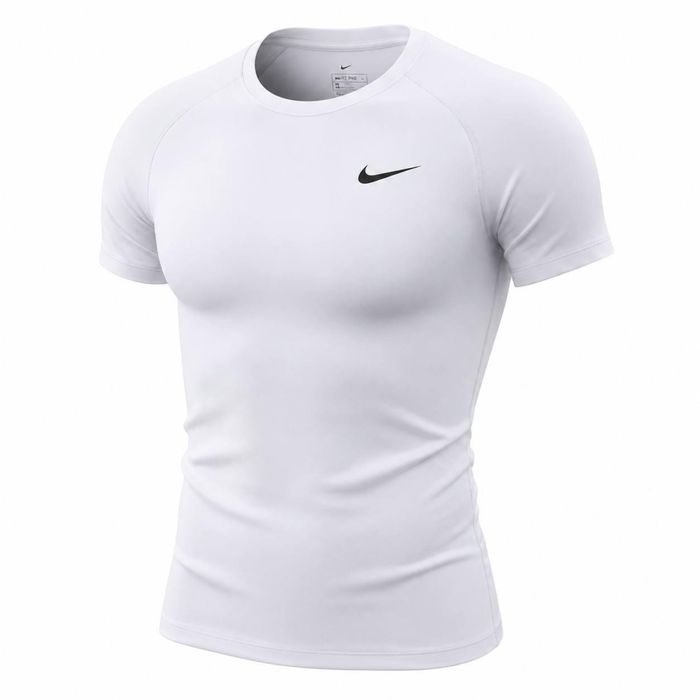Футболка мужская Nike Pro Combat Черная/белая