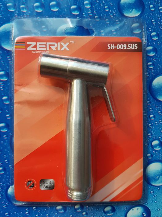 Лейка гигиеническая для биде или набор ZERIX BIDET SET-005 SUS