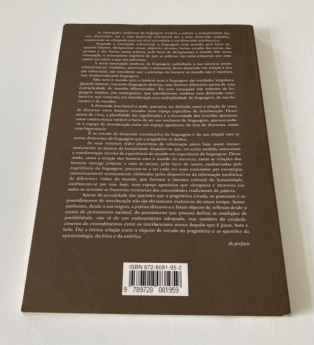 Livro “Dimensões Pragmáticas do Sentido”, de Adriano Duarte Rodrigues