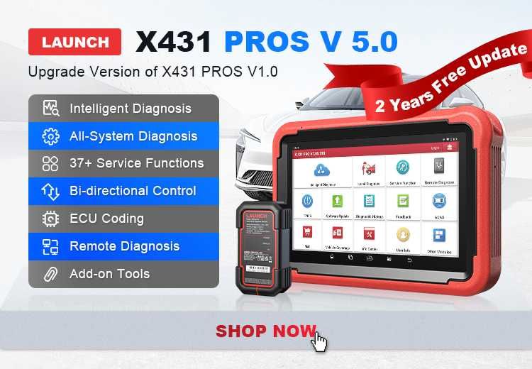 Launch X431 PROS V5 HD Maq Diagnostico Ligeiros + Pesados (NOVO)