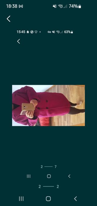 Płaszcz kurtka skórzana