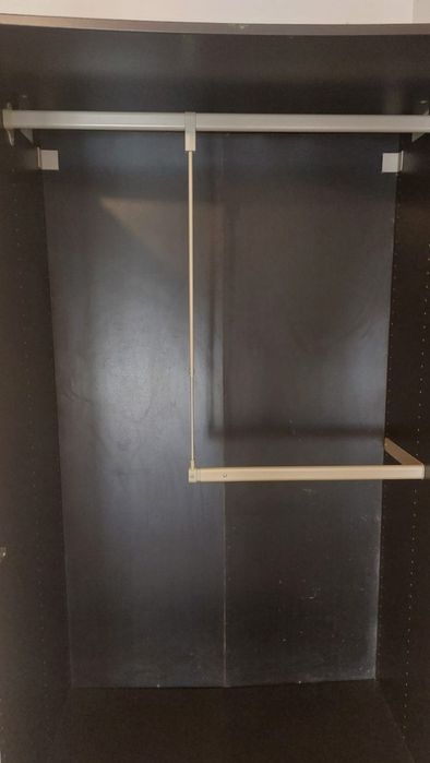 Roupeiro Ikea PAX Branco Preto Castanho 201x100x60cm