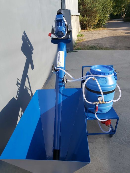 Шнековый погрузчик (винтовой конвейер, транспортер зерна), шнек 108х6