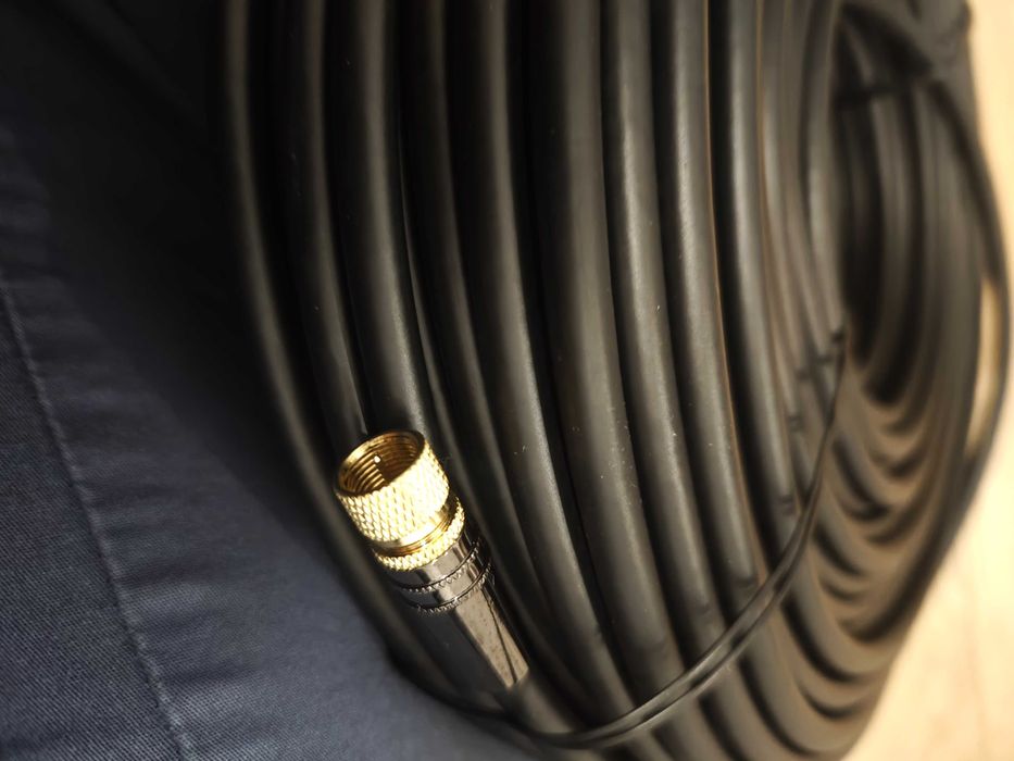Kabel antenowy 70m Satelitarny Pozłacany