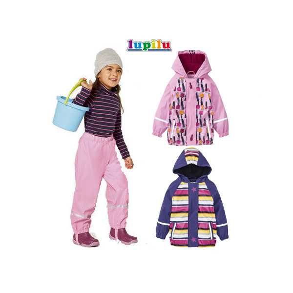 Грязепруф на флисе куртка штаны Lupilu 86 92 98 104 110 116 122 128
