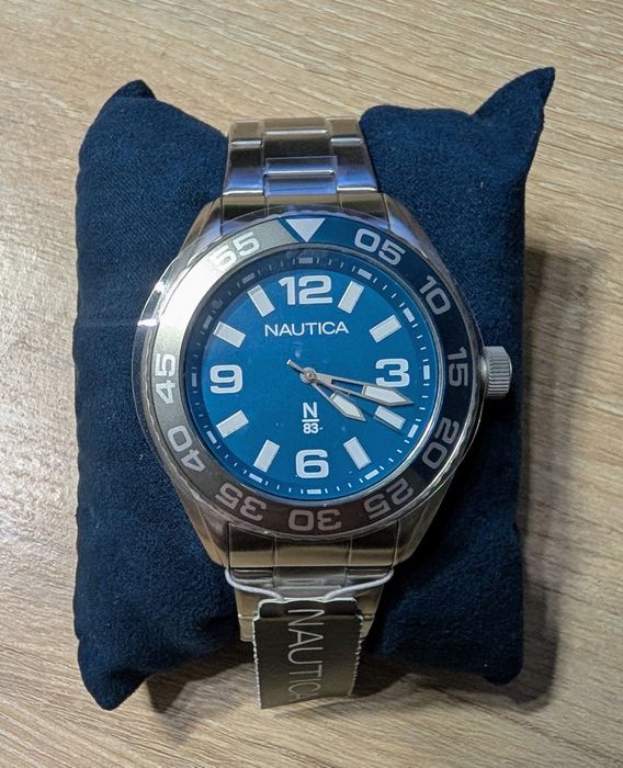 Zegarek NAUTICA NAPFWS307 Silver/Blue NOWY