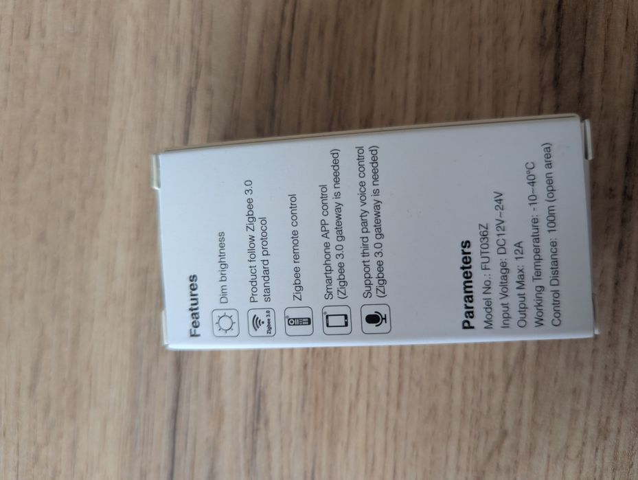 Sterownik LED Zigbee 3.0 MiBoxer / Mi-Light (Single Color, FUT036Z)