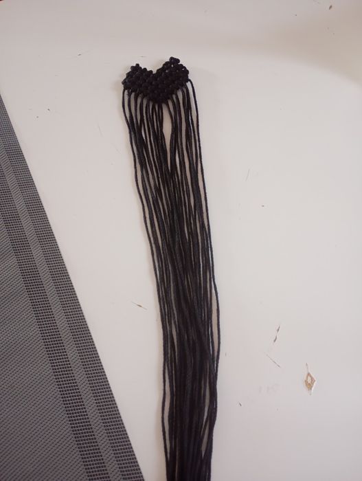 Пояс макраме припинда