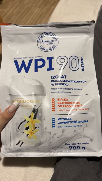 Izolat białka WPI 90 700g waniliowy