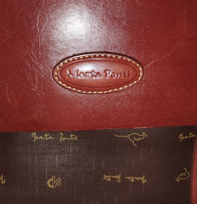Mala Marta Ponti em pele genuína