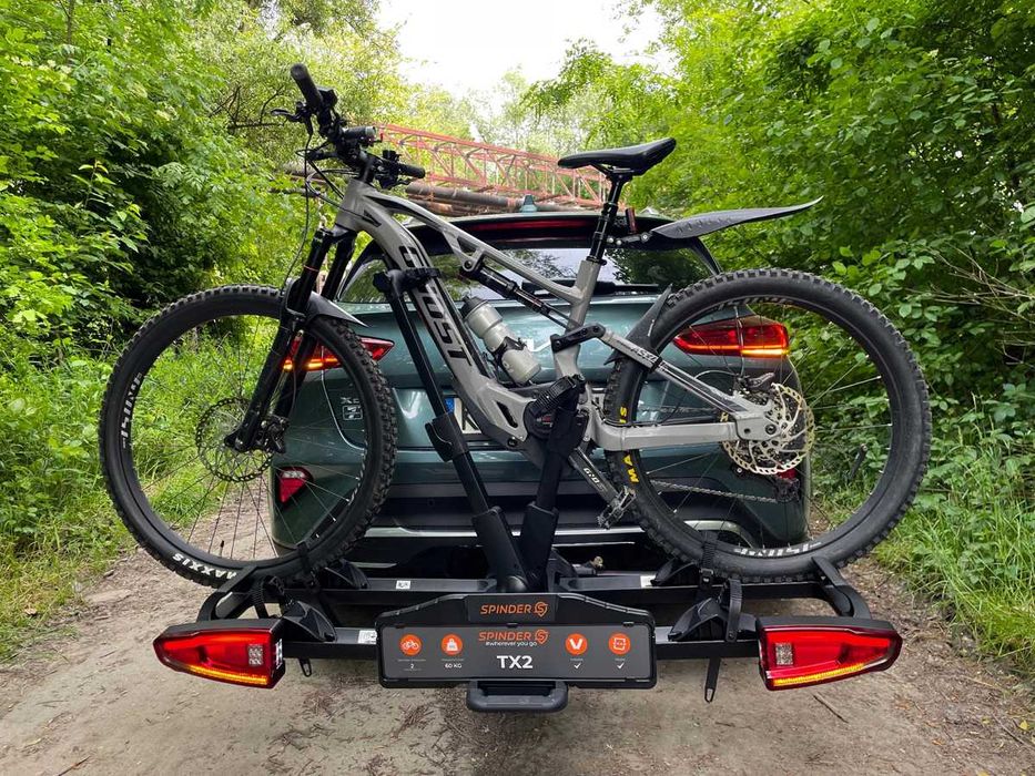 Platforma rowerowa składana bagażnik na hak SPINDER TX2 2-3 rowery