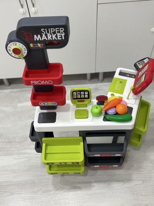 Supermercado Smoby de brincar + acessórios