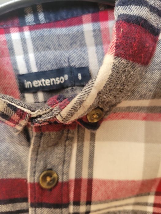 Koszula w kratę 134-140