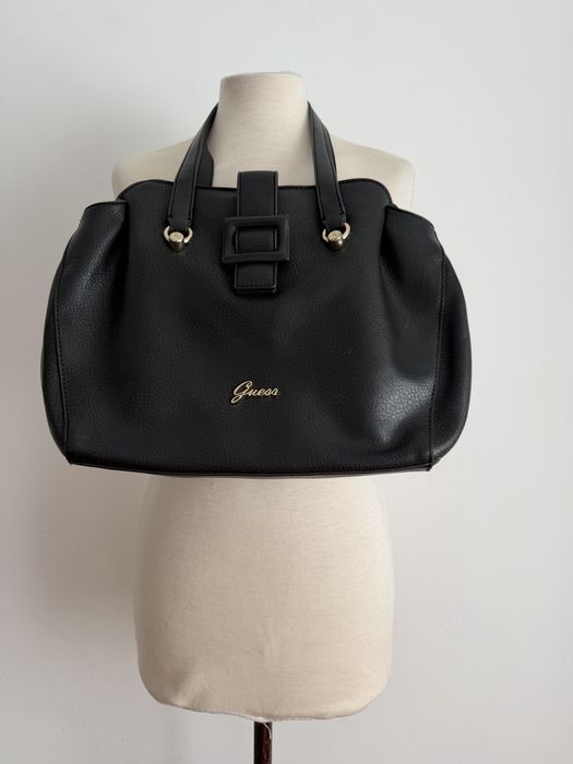 Mala Guess Preta Original - Estilo Clássico