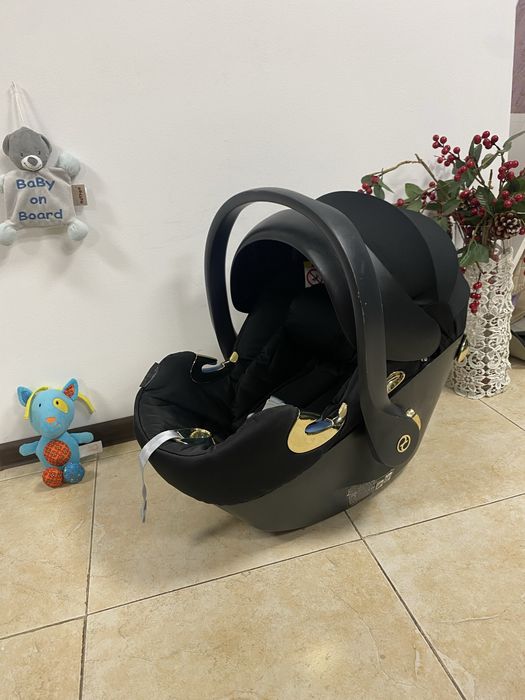 Автокрісло Cybex Aton Q Jeremy Skott Platinum Група 0+/1 (0-13 кг) автолюлька сайбекс