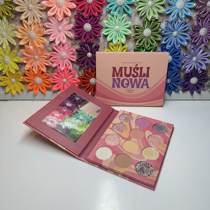 Muślinowa Glam Shop paleta 12 cieni
