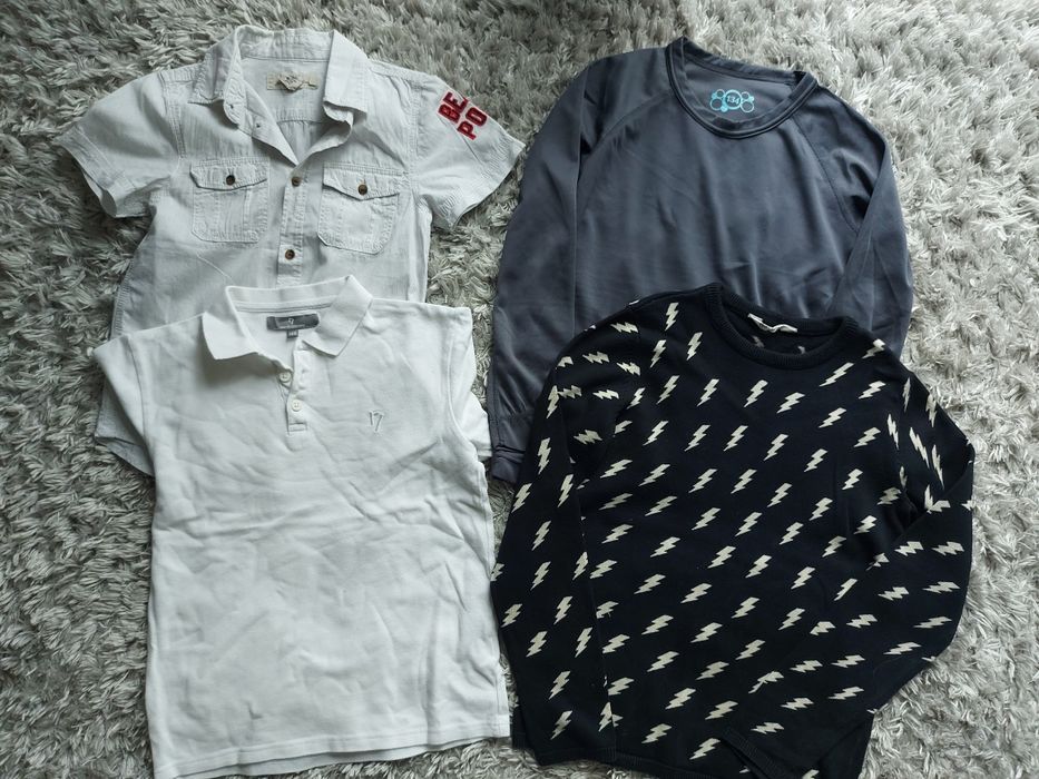 Paka, paczka ubranek chłopięcych rozmiar 128, 134, 140,  14 sztuk