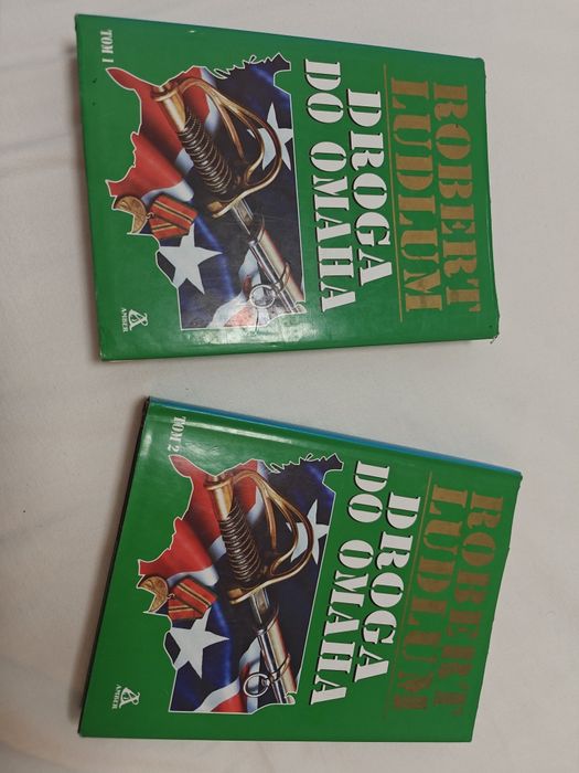 Robert Ludlum Droga do Omaha tom 1 i 2 twarda oprawa