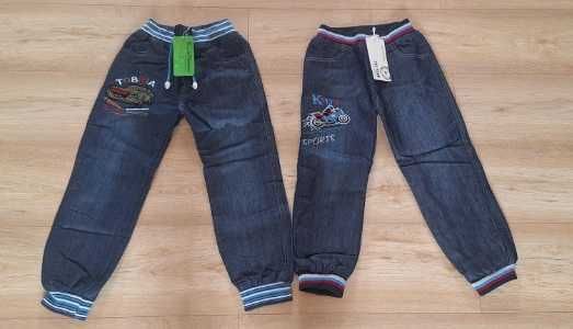 2 - pak nowych spodni jeansowych/dżinsowych chłopięcych rozmiar 128
