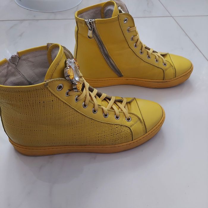 Geneve shoes botki żółte rozmiar 39