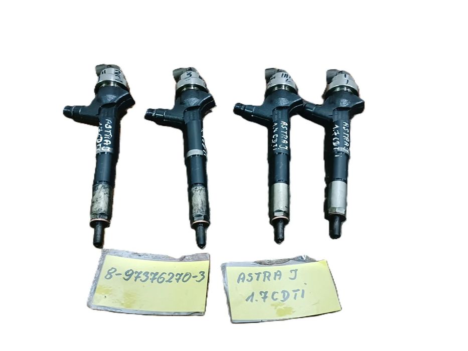 OPEL ASTRA J 09-19 1,7 CDTI 4 sztuki komplet wtryski wtryskiwacze DENSO 8-97376270-3 *