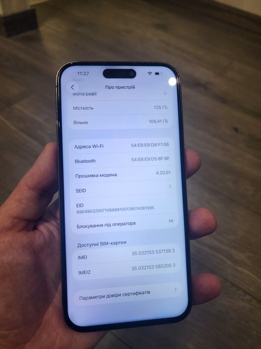 Iphone 14 pro max 128