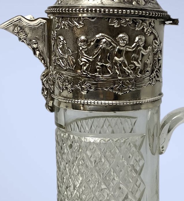 Срібний штоф  графін  срібло кубок серебряный кувшин  графин серебро